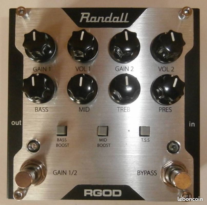 Vend pédale RANDALL RGOD - 2 channels preamp pedal (image 1)