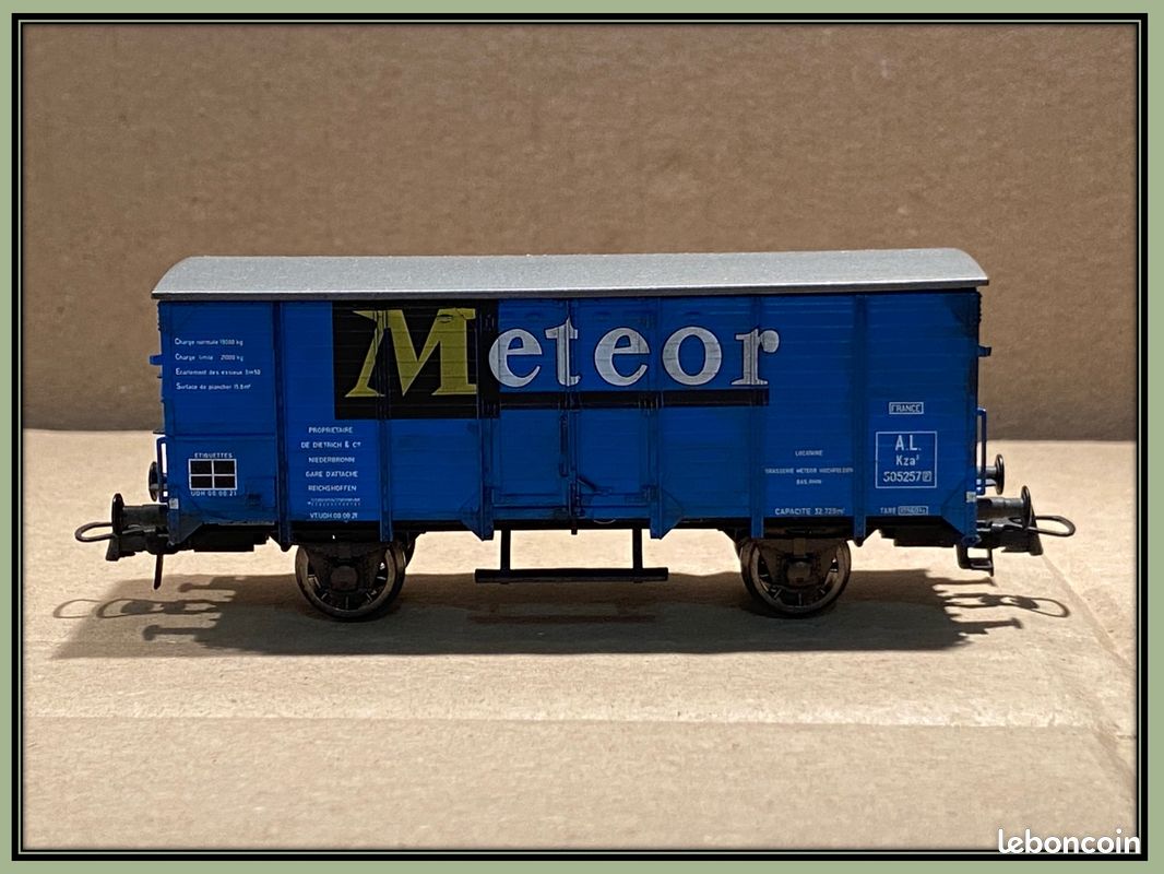 Wagon Couvert SNCF ETS 560 – Train O échelle 1/43, Métal (neuf)