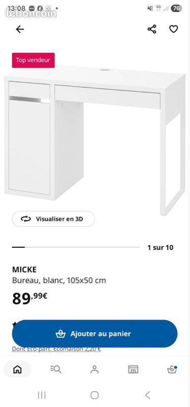 Bureau IKEA (image 1)