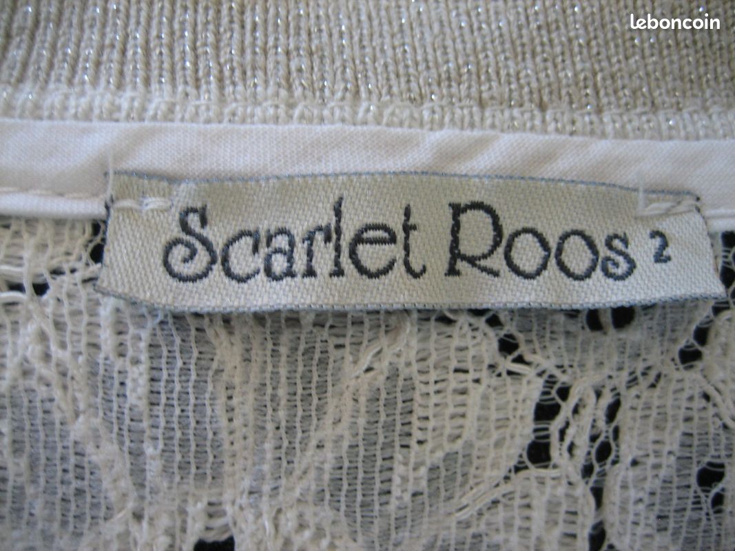Blouson/Blouse Scarlet Roos dentelle blanche T: 2/38use (image 9)
