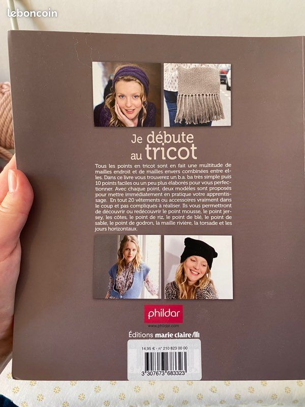 Kit Debutant Tricot PHILDAR (4pelotes, 2 Aiguilles, 1livre) (image 6)