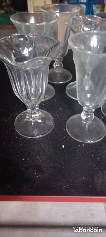 6 coupes à glace en verre (image 2)