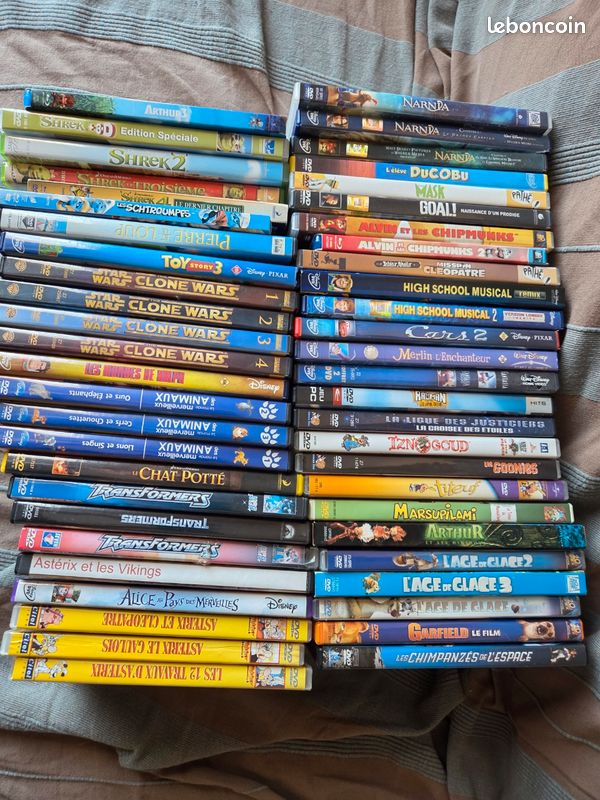 Lot de 52 dvd enfants (image 1)
