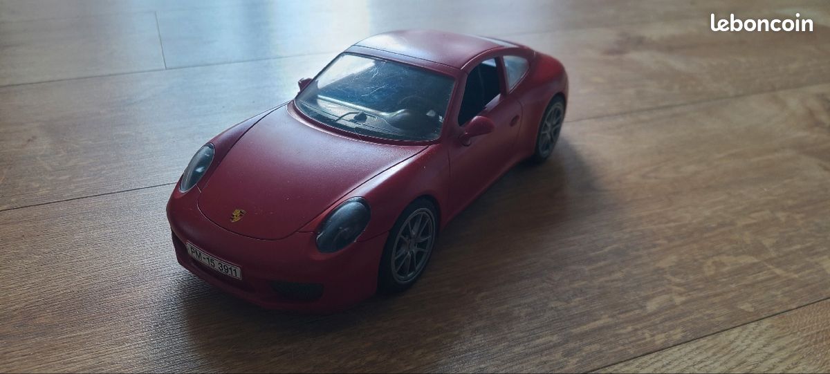 Garage porsche playmobile avec toute les pièce comprise ( roux de rechange , châssis de rechange , o (image 3)