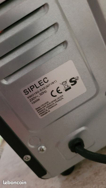 Mini-four Siplec fonctionnel 19L + accessoires offerts (image 2)