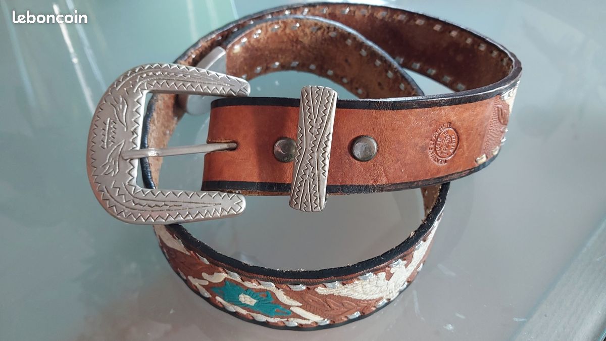 Ceinture Mexicaine CEINTURE WESTERN COUNTRY TRAVAIL CUIR MEXIQUE USA