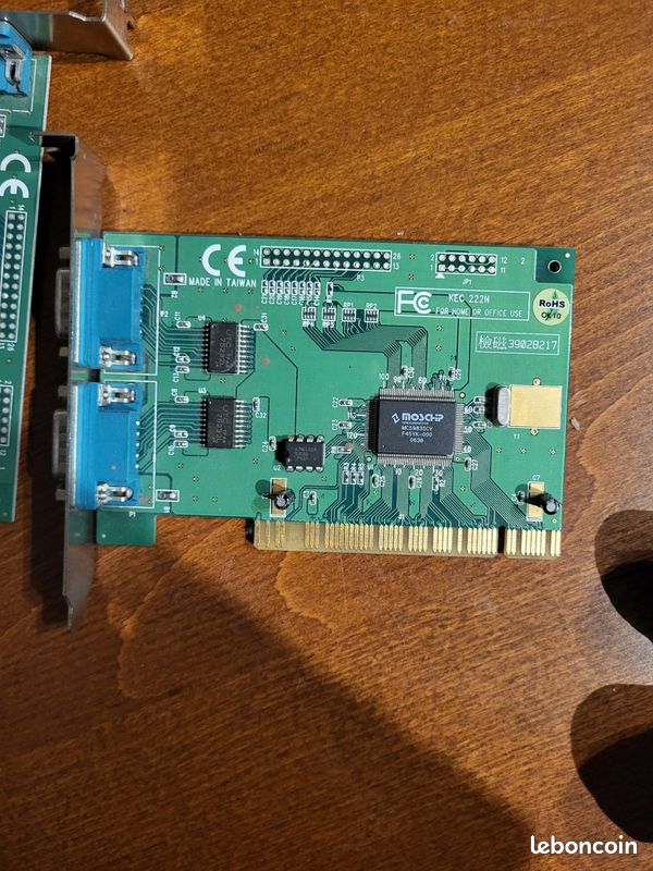 Adapteur Pci (Port RS232 DB9) KOUWELL KEC 222N (image 1)
