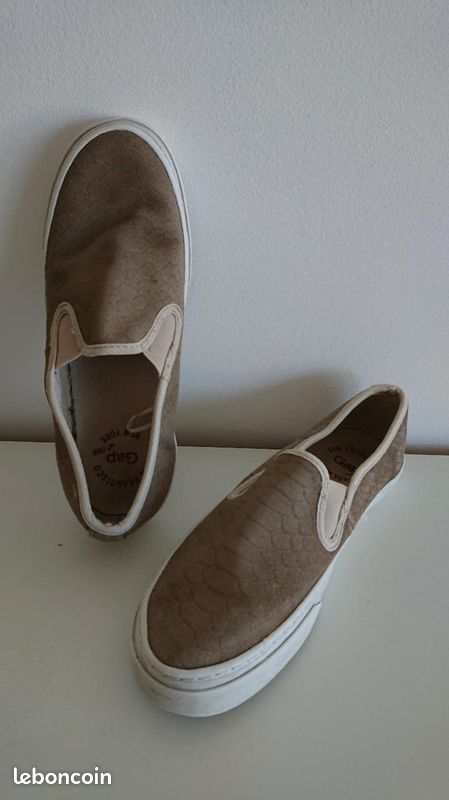 Paire de sneakers plates beige Gap pointure 39 - danayel (image 1)