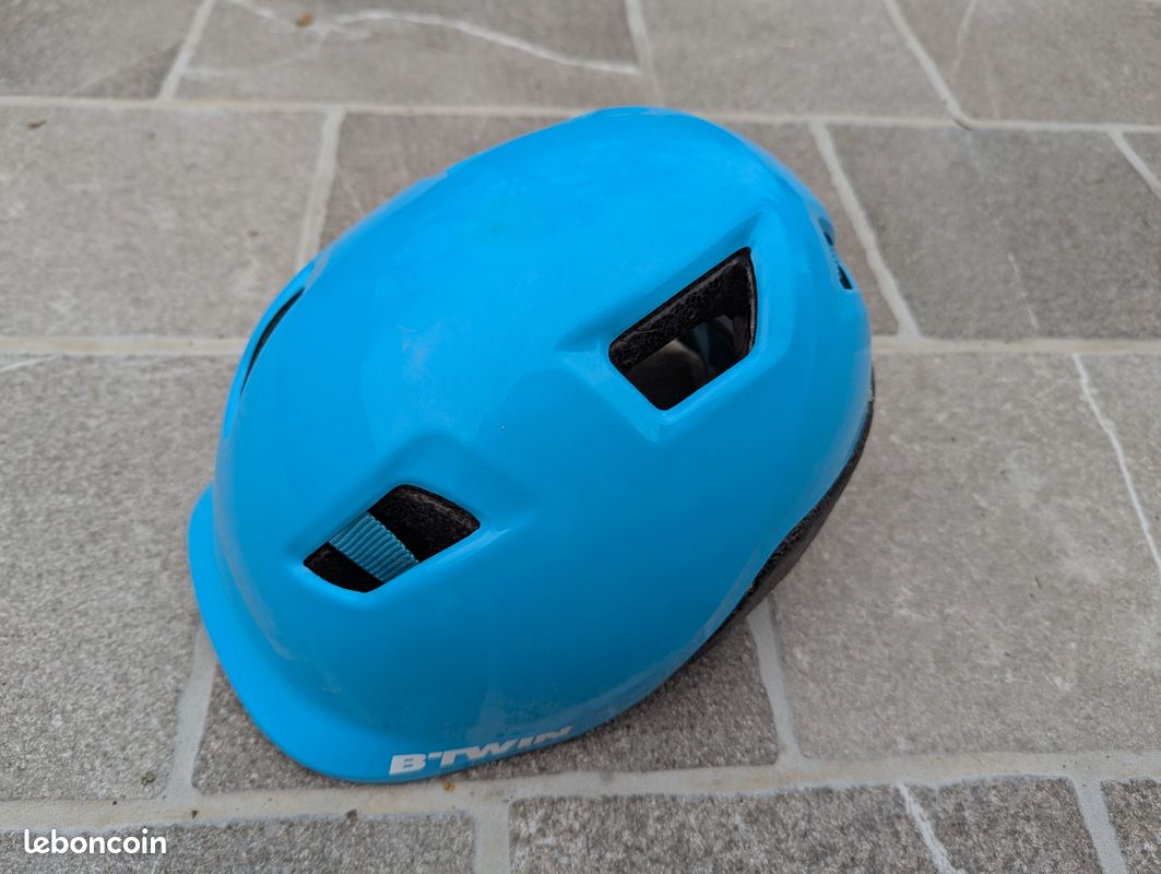 BTWIN Casque velo enfant 500 bleu (image 1)