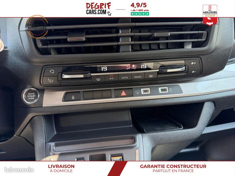 Fiat Scudo XL NOUVEAU MOTEUR 2.2 BlueHDi 180 EAT8 CABINE APPROFONDIE 5 PLACES + Pack Premium Conn... (image 20)
