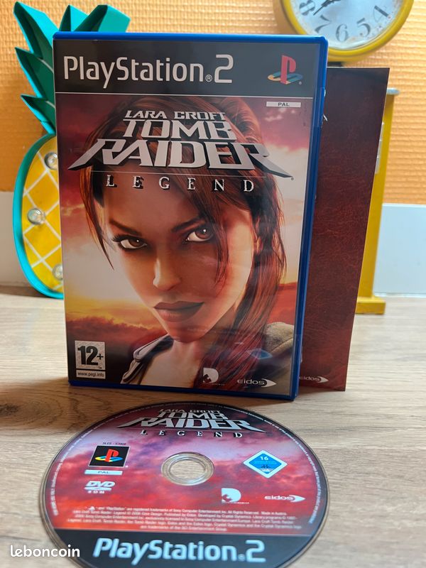 Jeu PS2 Tomb Raider: Legend - Version PAL Complète (Boîte + Notice) - Très Bon État