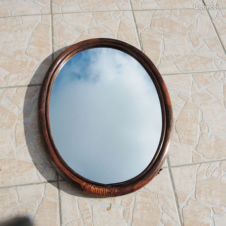Paire De Plaques De Propreté Vintage - Miroir Facetté, Salle De Bain