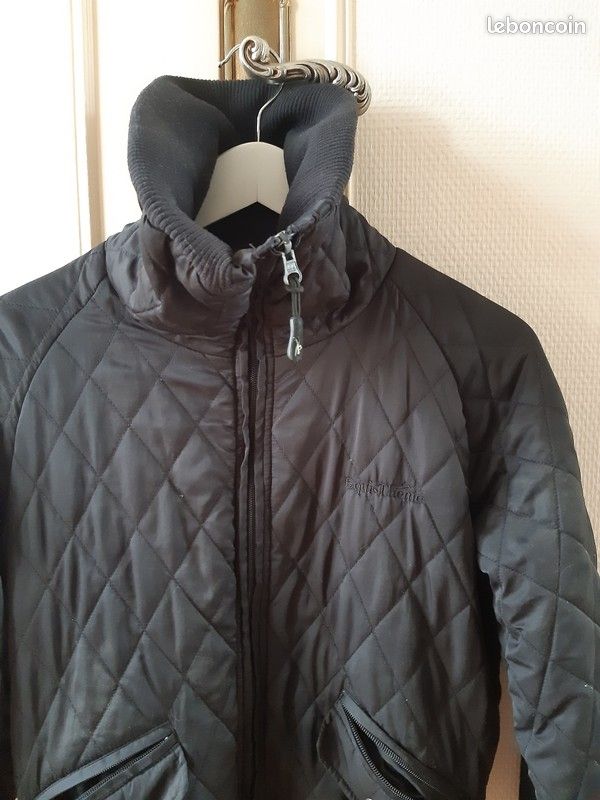 Superbe blouson Matelassé noire marque Equithème (image 3)