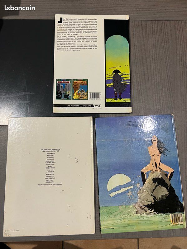 Bd bande dessinée DÉDICACE Cargo Michel schetter Le coffre de box calf 2 Éditions glenat 1984 Arno Juillard Martin Le pique rouge 1984 Glenat le poque rouge 1984 Arno juillard Martin (image 2)