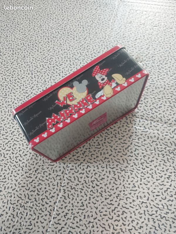 Boite metal minnie mouse disney rangement deco 20x13x6,5 (image 2)