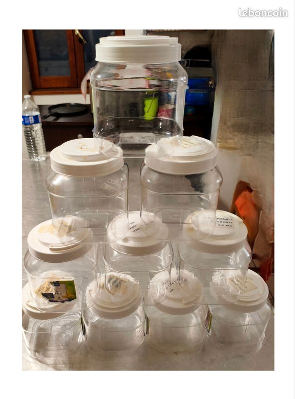 Bocaux plastique 1 kg (image 1)
