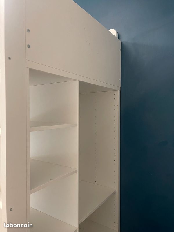Lit mezzanine avec bureau (image 3)