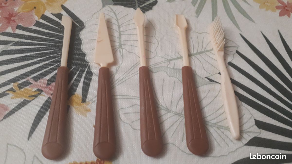 Accessoires de Salle de Bain en plastique VINTAGE (image 4)