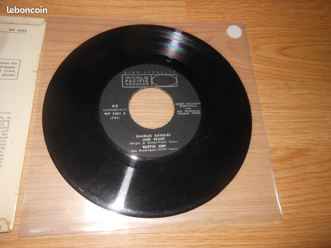 Lot de 2 vinyles 45 tours Gerry Mulligan (ou prix à l'unité) (image 9)