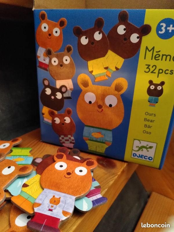 Memory oursons Djeco 3ans (image 1)