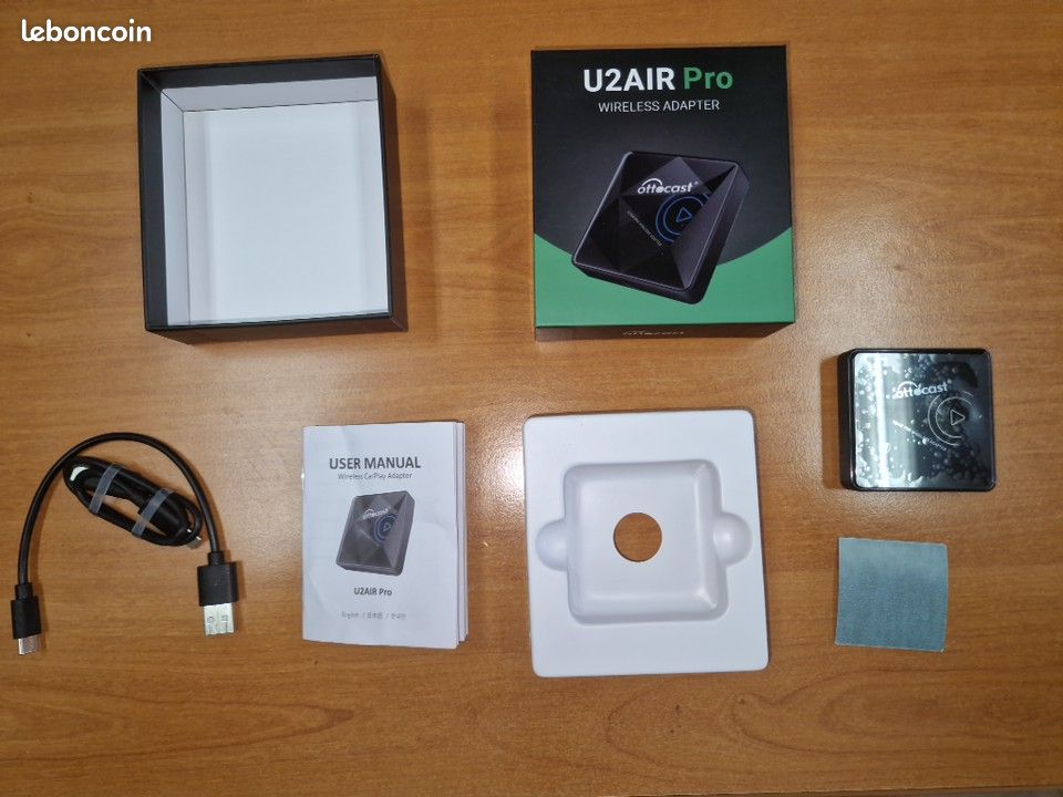 Adaptateur sans fil Apple Carplay U2 AIR PRO (image 1)