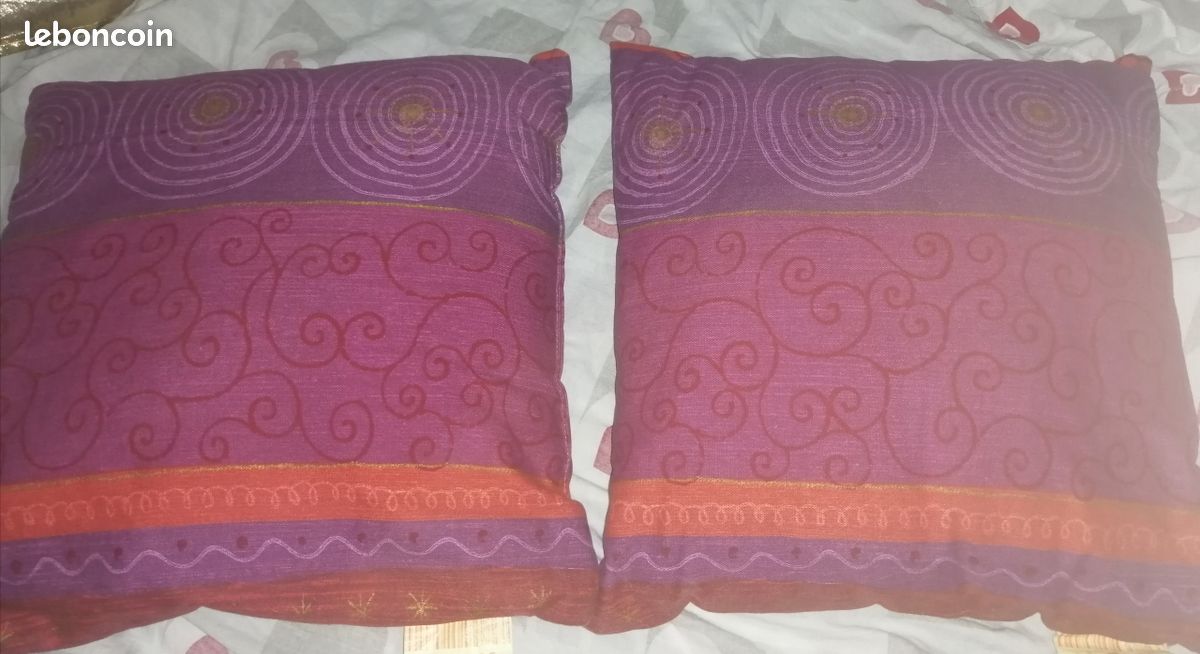2 coussins colorés (image 1)