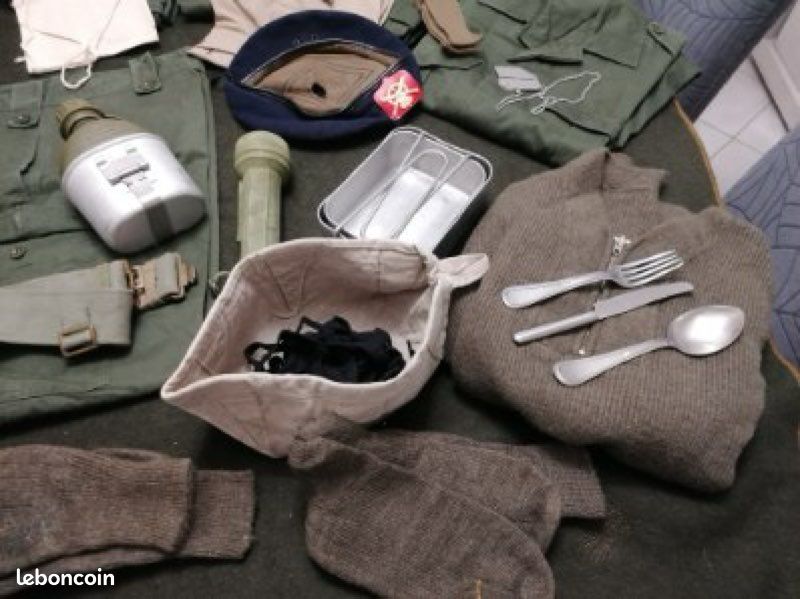 Sac PACO Belge années 1970/80 militaires (image 3)