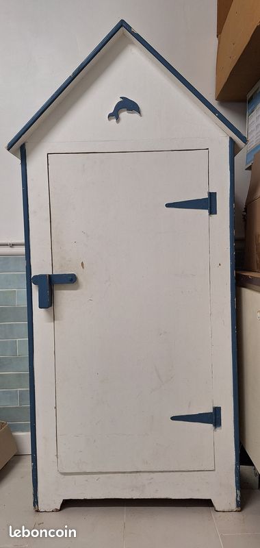 Armoire avec étagères, style plage (image 2)