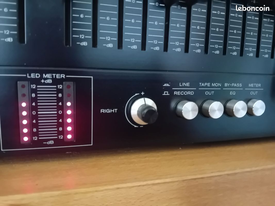 EGALISEUR ADC STEREO Frequency EQUALIZER SS-2 Mark III Sound Shaper two