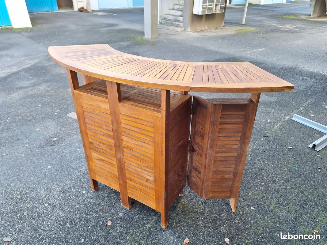 Bar en Teck Marine pliable (image 3)