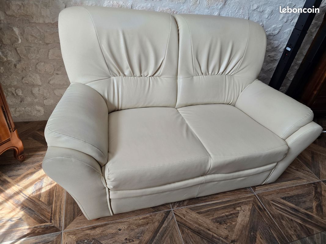 Canapé 2 places + fauteuil (image 2)