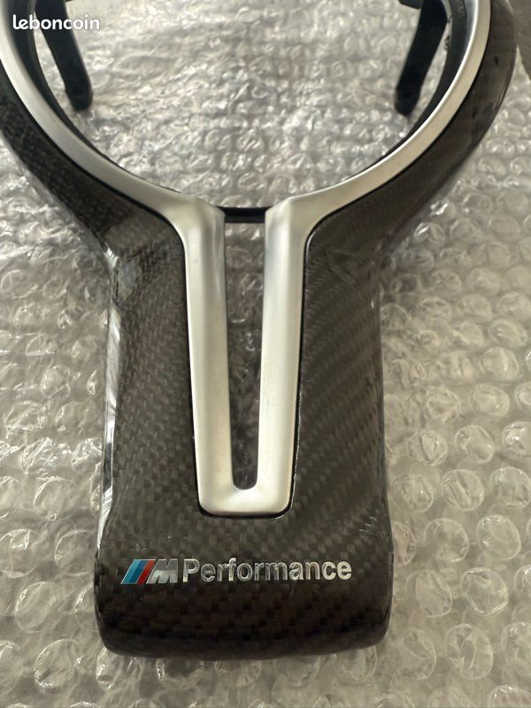 BMW Insert volant en carbone MPerformance pour BMW série F F01 F02 F03 F07 F10 F11 F12 F13 F18 F20 F21 F22 F25 F30 F31 F32 F33 F34 F35 F36 F45 F15 X3 X4 X5 (image 2)