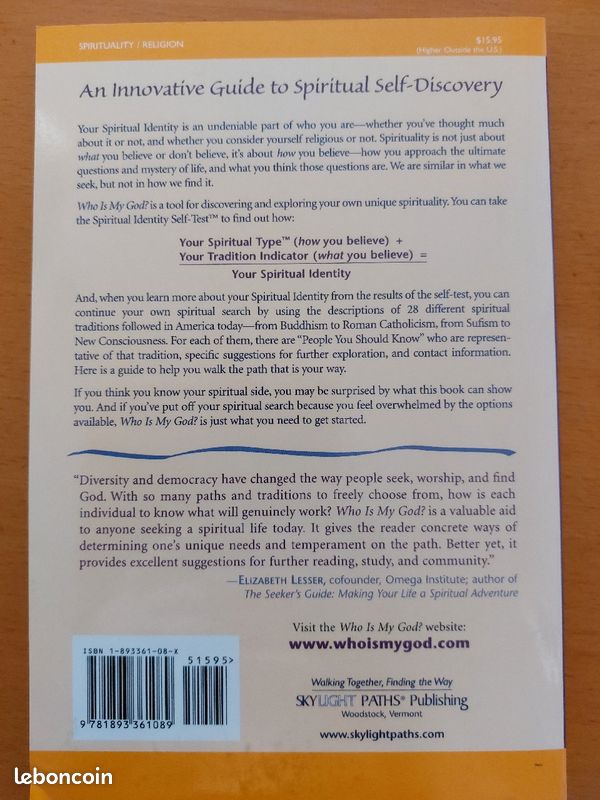 EN ANGLAIS - Who Is My God? (image 2)
