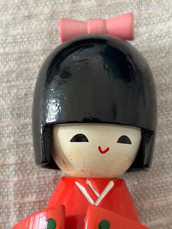 Poupée kokeshi japonaise, faite main au Japon, souvenir japonais, objets de collection japonais, cadeau d'anniversaire pour fille, cadeau de Noël pour maman - France