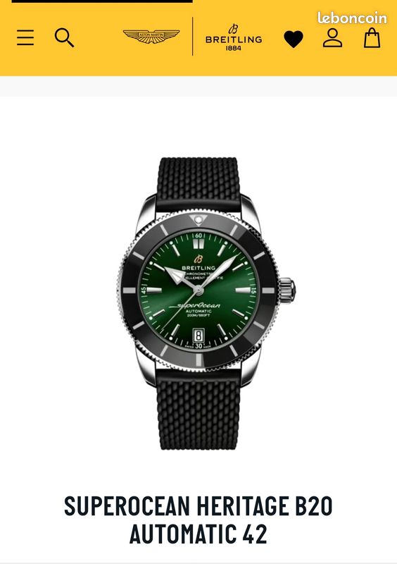 Montre BREITLING . ÉTAT COMME NEUF+ RÉVISÉ (image 1)