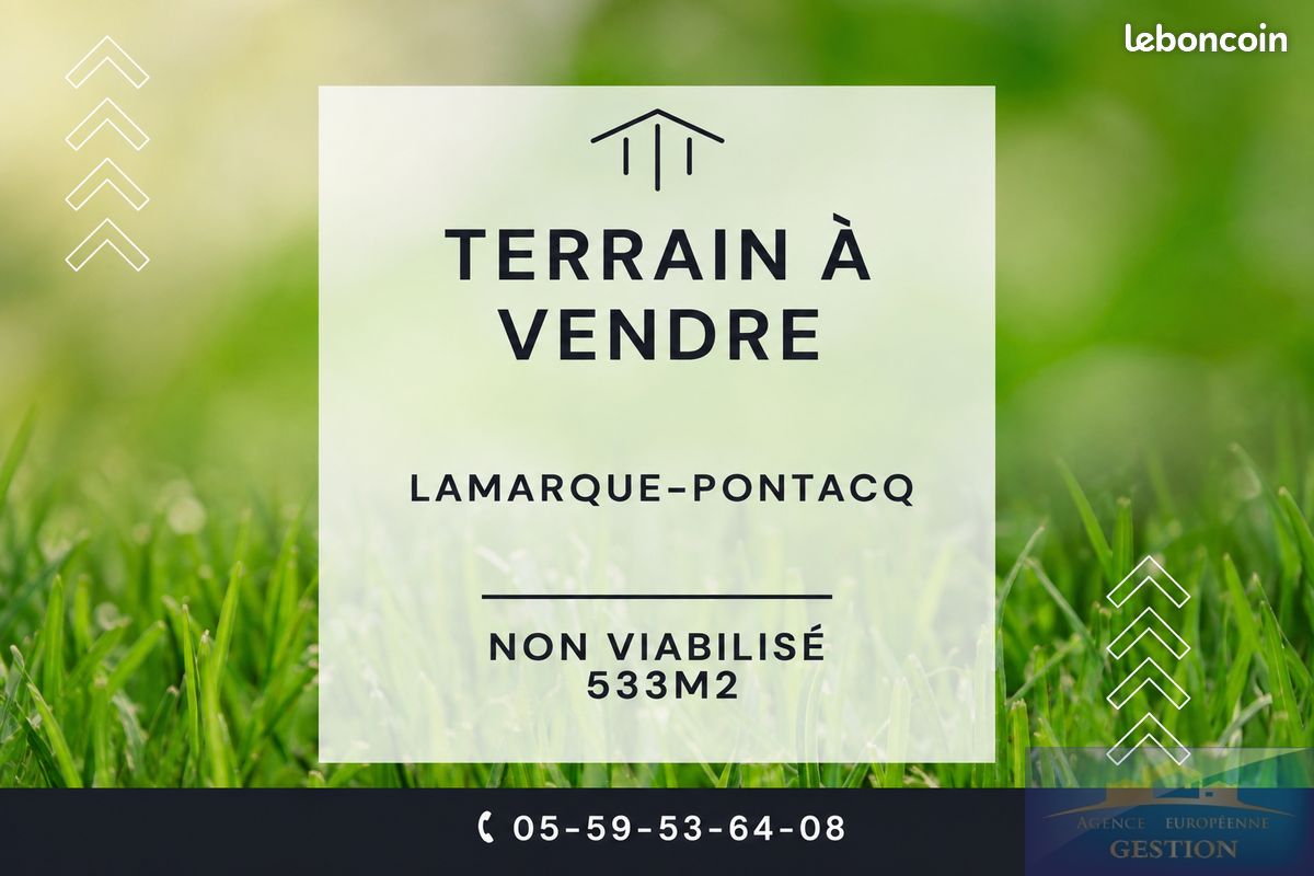Terrain 533 m² · à Lamarque-Pontacq · 533 m² · 33 000 €
