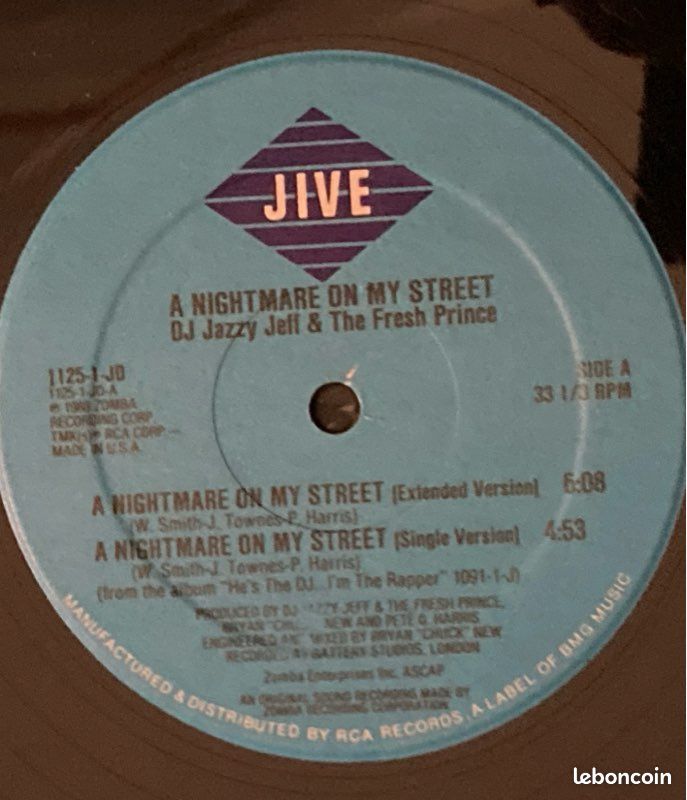 DJ Jazzy Jeff - A Nightmare on my street - EP vinyl (image 6)