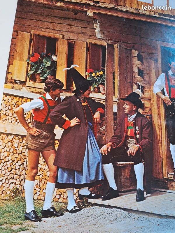 Affiche poster Tirol Autriche - station montagne ski - années 1980 (image 2)