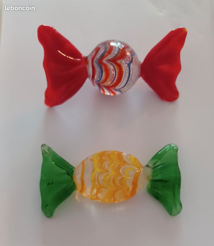 Lot de 2 bonbons de Murano (image 1)