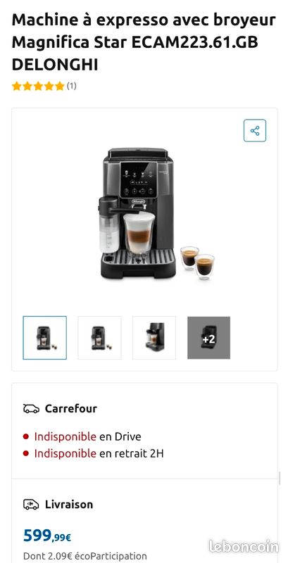 Machine a cafe broyeur (image 7)