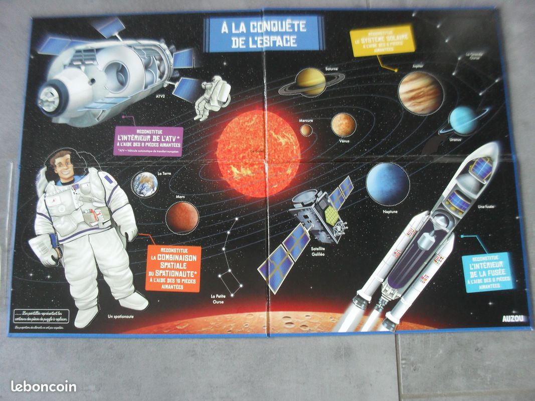 Jeu d'apprentissage "A la conquête de l'Espace" (image 1)