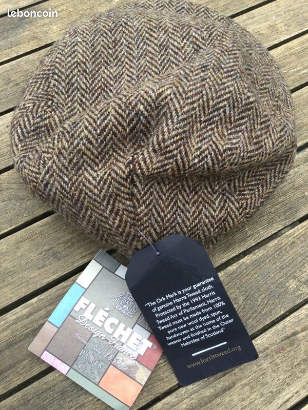 Casquette Derby Tweed - 50% Laine - Taille XL - Neuve Avec étiquette (état Neuf)