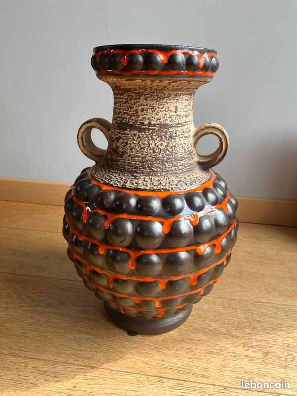 Vase / Pied de Lampe Vintage - Années 70 (image 1)