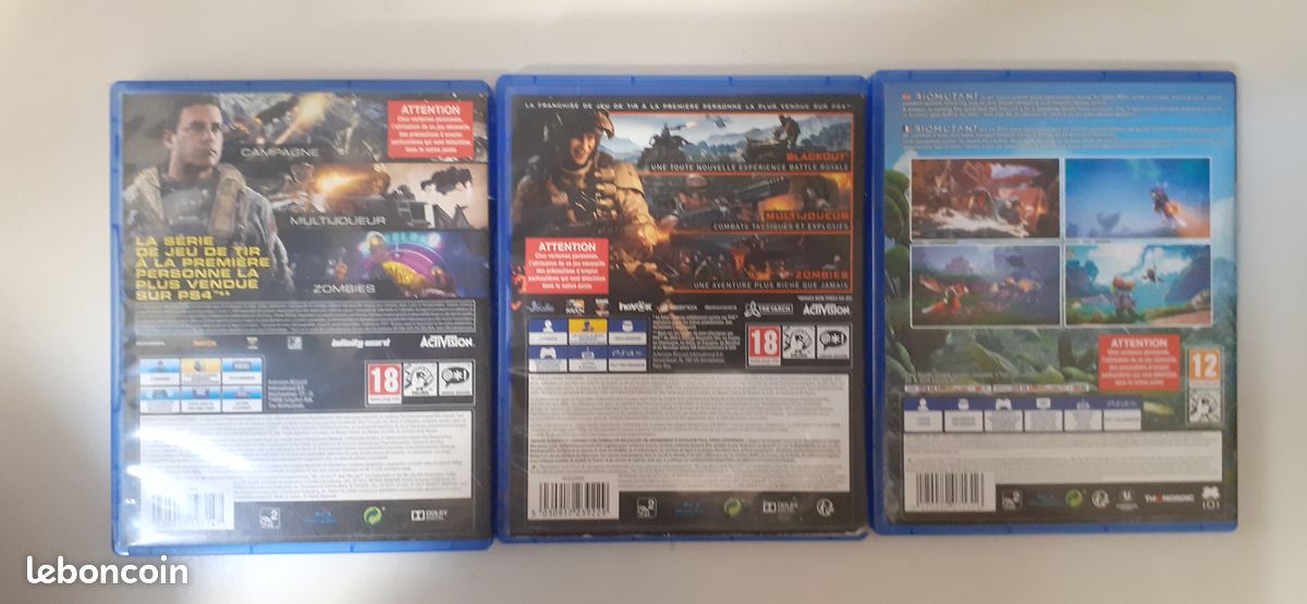 4 Jeux PS4 -Biomutant -Call Of Duty black.OPS 4 Call Of Duty infite.warfare (image 2)