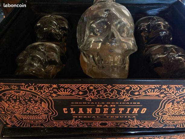 3 Verres Calavera 32cl: Design Tête De Mort Mexicaine - Parfaits Pour