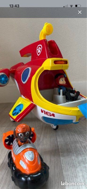 Lot sous marin pat patrouille + zuma (image 1)