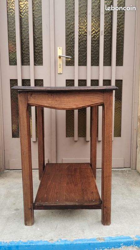 Petite table à double plateau année 50/60 (image 2)