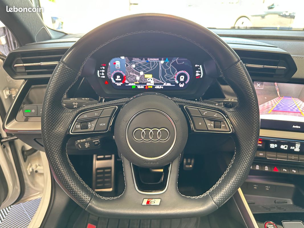 AUDI S3 SPORTBACK TFSI 310 S tronic 7 Quattro FRANCAISE/1ER MAIN/SUIVI AUDI/T.O/MATRIX/MEPLAT/SIEGES DINAMICA/LED MULT (image 26)