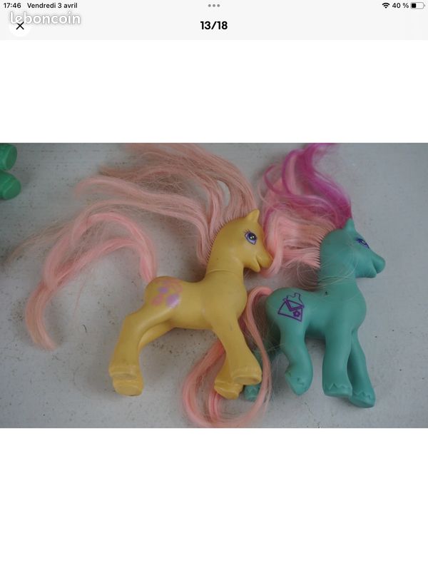 Lot De Petits Poneys Hasbro – G1, G2 Et Autres Little Pony, Vintage