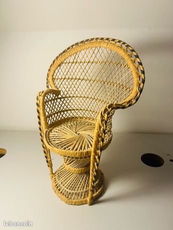 Lampe En Marquetterie De Paille. Travail Français. Vers 195